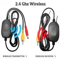ราคา 2.4G ไร้สายรถดูด้านหลังกล้องสีชุดเครื่องรับส่งสัญญาณวิดีโอ 12V สำหรับมัลติมีเดียกล้องมองหลัง (26852805829)