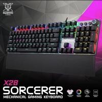 ราคา ส่งต่อ Nubwo X28 KEYBOARD Gaming รุ่น SORCERER X28(Red switch) (13516482150)