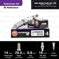 ราคา NGK หัวเทียน Ruthenium HX LFR6BHX อัพเกรด LFR6AIX-11 ตรงรุ่น (4938899124)