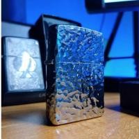 ราคา Zippo ของแท้จาก US [มือสอง] ลายหินธรรมชาติสีเงิน Toadstone (24556422642)