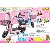 ราคา AJ EV BIKE รถจักรยานไฟฟ้า MINI E-BIKE รุ่น S-9 มอเตอร์ 350 วัตต์ ราคา 13,900 บาท (18512468886)