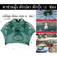 ราคา กระชังดักกุ้ง ตาข่ายดัก จับปูและกุ้ง มุ้งดักปลา Automatic Shrimp & Crab Net Trap (3287206493)