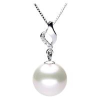 ราคา TANITTgems สร้อยคอเงินแท้ประดับจี้ไข่มุกแก้วญี่ปุ่น#717 (453202328)