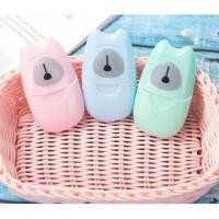 ราคา ☝️☝️ แผ่นสบู่ล้างมือแบบพกพา 1 กล่อง มี 50 แผ่น ☝️☝️ (7929210811)