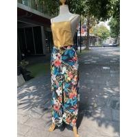 ราคา กางเกงขาบานลายดอก (4985867885)
