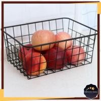 ราคา BC Easy Basket Storage สําหรับตู้แช่แข็งในครัว ตู้กับข้าว ตู้เสื้อผ้า ห้องนอน ห้องน้ํา ที่เก็บของอเนกประสงค์ โลหะ (42426870319)
