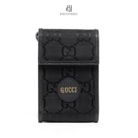 ราคา [ของแท้]GUCCI OF THE GRIS PHONE MINI BLACK NYLON CALF SHWมีใบรับประกัน ตรวจสอบได้ทุกใบ ✅ (55151603544)