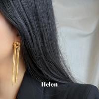 ราคา ต่างหูผู้หญิง Helen Studio Nina Tassel ต่างหู คลาสสิค สไตล์วินเทจ (29944044519)