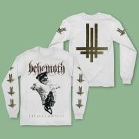 ราคา เสื้อยืดเพลง Deathmetal BEHEMOTH - VERSUS CHRISTUS 100% Cotton COMBED 30s ซี่โครงแขนยาวสีขาว (48704714572)