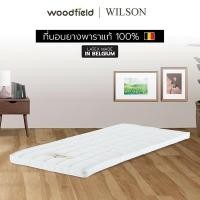 ราคา Woodfield ที่นอนยางพาราแท้ 100% รุ่น Wilson **หนา 2 นิ้ว ขนาด 3.5 ฟุต ส่งฟรี (9251001727)