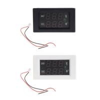 ราคา Mon Digital Voltmeter Ammeter Volt Ampe Power Panel Meter จอแสดงผล LCD Detector Shunt (56854826626)