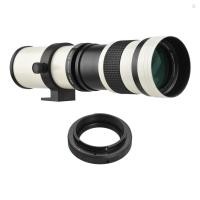 ราคา กล้อง MF Super Telephoto ซูมเลนส์ F/8.3-16 420-800 มม.T Mount พร้อมอะแดปเตอร์แหวน Universal 1/4 ด้ายสําหรับ Canon EF-Mount กล้อง EOS 80D 77D 70D 60D 60Da 50D 7D 6D 5D T (25780318274)