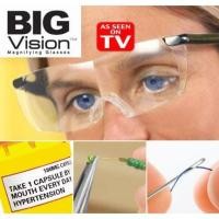 ราคา แว่นกันแดด Big Vision Eyewear แว่นตาขยายไร้มือจับ แว่นขยายชนิดสวมใส่ ขยายชัดถึง 160 % (13022251056)