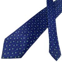 ราคา เนคไท DAKS Silk Purple Fish Geometric Korea เนคไทแบรนด์เนม ของแท้ (42161659981)