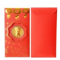 ราคา 2022เหรียญทองTiger Year New แพ็คเก็ต Angpao Ingotth งานแต่งงาน 2022 年年开金 ชุดซีล牛年利 (51405422464)