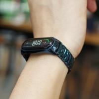 ราคา Mijobs สายโลหะสําหรับ Mi Band 6 5 4 3 V สไตล์ป้องกันกรณีสร้อยข้อมือสแตนเลสสตีลสําหรับ Xiaomi Smart Band 5 Global Version สายรัดข้อมือ (29012016064)
