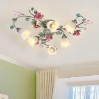 ราคา โคมไฟเพดานห้องนอนห้องรับประทานอาหารชนบทสไตล์อเมริกัน led โคมไฟประหยัดพลังงานห้องนอนโคมไฟเพดานห้องนอน HLUO (26520656053)