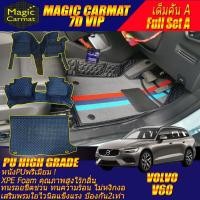 ราคา Volvo V60 T8 Inscription T8 R-Design 2019-2021 เต็มคันA (ห้องโดยสาร+ท้ายรถA) พรมรถยนต์ V60 พรม7D High Grade Magic Carmat (42676578871)