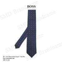 ราคา HUGO BOSS เนคไทผู้ชาย รุ่น Tie In Patterned Silk Jacquard - Dark Blue Code: 50423283 402 (18318076740)