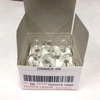 ราคา หลอดไฟหรี่ หน้า Toyota VIGO วีโก้ DIMMER แท้ OEM ( กล่อง 10 หลอด ) ราคาต่อกล่อง ราคาถูก (6721631079)