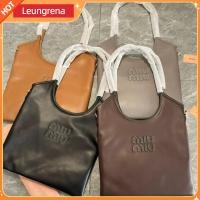 ราคา ✅✅✅Bag miu Female Bag Frosted Suede Stitching Tote Bag Lazy Style Crossbody Bag Portable hobo Underarm Bag [leungrena] (53002403542)