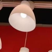 ราคา IKEA แท้ค่ะ MELODI เมลูดี โคมแขวนเพดาน, ขาว, 28 ซม. (1460736806)