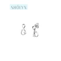 ราคา SHOLYN ต่างหูเงิน Infinity เงินแท้ 925 (24523036439)