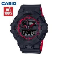 ราคา นาฬิกาWatch Casio G-SHOCK LED backlit （ ประกัน 1 ปี ）หน้าปัดสามมิติเคลื่อนไหวกันน้ำและกันกระแทก GA-700SE-1A4 (5305521557)
