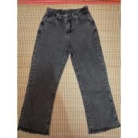 ราคา กางเกงยีนส์ขากระบอก สีดำ ผ้านิ่ม เอวมีกระดุมปรับได้ทั้งสองข้าง (8510499615)