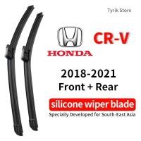 ราคา (ด้านหน้า/ด้านหลัง) ชุดใบปัดน้ำฝน Honda CRV สำหรับปี 2018-2022 wiper blade SUV ใบปัดน้ำฝนกระจกหลัง แบบซิลิโคนรูปกล้วย (29186548745)