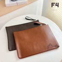 ราคา กระเป๋าหนัง ใส่เอกสาร หนังเป็นทรง กันน้ำได้ สามารถใส่โน๊ตบุ๊คได้ ขนาดF4 (11x15) (2459020315)