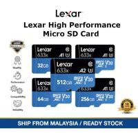 ราคา BROZ Lexar 633x 512GB 256GB 128GB 64GB 32GB Micro SD CARD (52203285374)