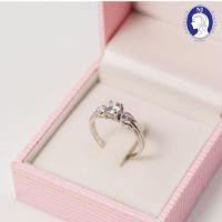 ราคา NJ Diamond แหวนเพชร Swarovski แหวนเงินแท้92.5% ชุบทองคำขาว แหวนสวยๆพร้อมส่ง (28262724763)
