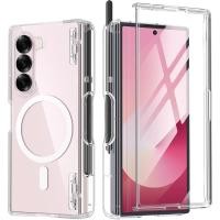 ราคา TONGATE for เคส Z Fold 6 แบบใส พร้อมฟิล์มกันรอยหน้าจอ ไม่เหลือง เคสใสบาง มีฝาปิดบานพับในตัว (27828637640)