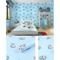 ราคา Wallpaper ลายการ์ตูนโดเรม่อนสีฟ้า วอลเปเปอร์สติ้กเกอร์ ติดผนัง โมเดิร์น (1329418805)