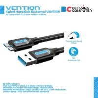 ราคา VENTION 2M COPBH USB A 3.0 Male to Micro B สายฮาร์ดไดรฟ์ภายนอก (40071071052)