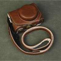 ราคา Retro PU กระเป๋ากล้องหนัง Hard Case Half Body Cover สําหรับ Canon Powershot G7 X G7X Mark II III 2 3 ( G7XII G7XIII ) G7X2 G7X3 (27850787409)