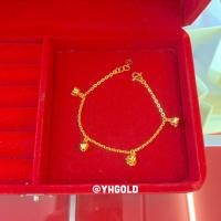 ราคา สร้อยข้อมือทอง1สลึง Yonghenggold โซ่ตุ้งติ้ง ทองคำแท้96.5% (6556593978)