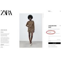 ราคา กระโปรงไหรมพรมZara แท้100% (21753339427)