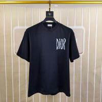 ราคา Dior/DIOR2026 คลาสสิกรอบคอแขนสั้นเสื้อยืดผู้ชายผู้หญิงสไตล์เสื้อสวมหัวกีฬาสไตล์อินเทรนด์กีฬาแขนสั้น Basic Slim-Fit Slimmer ดู KUPT (40378686108)