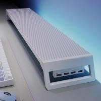 ราคา ชั้นวางโน้ตบุ๊ค/จอคอมพิวเตอร์ ยกระดับโต๊ะทำงาน ขยายพอร์ตUSB ชาร์จแบตเตอรี่ - มีช่องเก็บสิ่งของ ปรับแต่งโต๊ะให้สะอาดง่าย (53302263763)