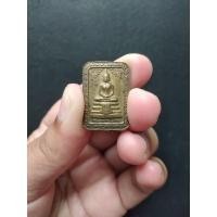 ราคา เหรียญพระพุทธโสธร หลังรัชกาลที่ 5 ทรงเหลี่ยมกะไหล่ทอง (17622600704)