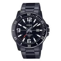 ราคา CASIOนาฬิกาข้อมือผัชายรุ่นMTP-VD01B-1Bสาบสแตนเลสรมดำ ของแท้รับประกัน 1ปี (27016506903)