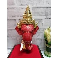 ราคา พระพิฆเนศ เกรดพรีเมี่ยม ขนาด 4 นิ้ว พร้อมฐานปิดทอง เรซิ่น ทองเค ประดับเพชร หัวโขน เศียรครู เศียรเทพ ของที่ระลึก (13405363074)