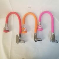 ราคา 1/2 "HF ก๊อกน้ําหงส์แบบยืดหยุ่น |สีก๊อกน้ําห้องครัวคอหงส์ | ลูกหมุนแบบยืดหยุ่น 313 (48206210246)