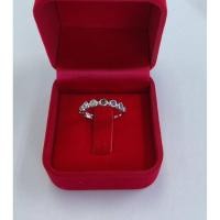 ราคา แหวนนพเก้าครึ่งวง เงินแท้ 925 ชุบทองคำขาว (43355983977)