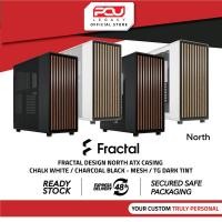 ราคา FRACTAL DESIGN NORTH CHALK WHITE / CHARCOAL BLACK - MESH / TG DARK TINT ATX PC CASING (22143615393)