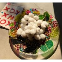 ราคา ดอกฝ้าย ดอกcotton ดอกฝ้ายDIY สีขาวล้วน 10 ดอก (22421683890)