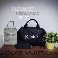 ราคา กระเป๋าแคนวาสปักชื่อ ขนาด 38 cm เก๋ เท่ห์ ไม่ซ้ำใคร ออกแบบได้สไตล์คุณเอง Ellie’s Kloset (768190798)