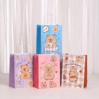 ราคา Capybara กระเป๋าการ์ตูนถุงกระดาษจับบรรจุภัณฑ์อาหารเด็กวันเกิด goodies ประตู (45954957171)